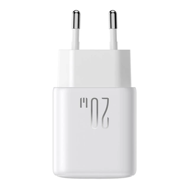 Мережевий зарядний пристрій Joyroom PD/QC 20W 2xUSB-C White (JR-TCF12)