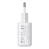 Мережевий зарядний пристрій Joyroom PD/QC 20W 2xUSB-C White (JR-TCF12)
