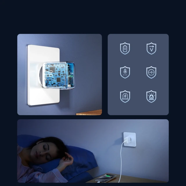 Зарядний пристрій Joyroom JR-TCF20 мережевий USB-C PD 20W білий (JR-TCF20_W)