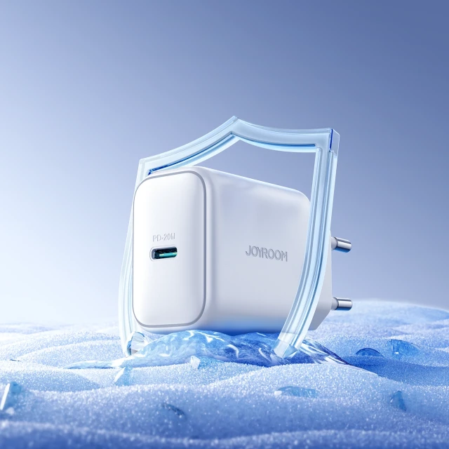 Зарядний пристрій Joyroom JR-TCF20 мережевий USB-C PD 20W білий (JR-TCF20_W)