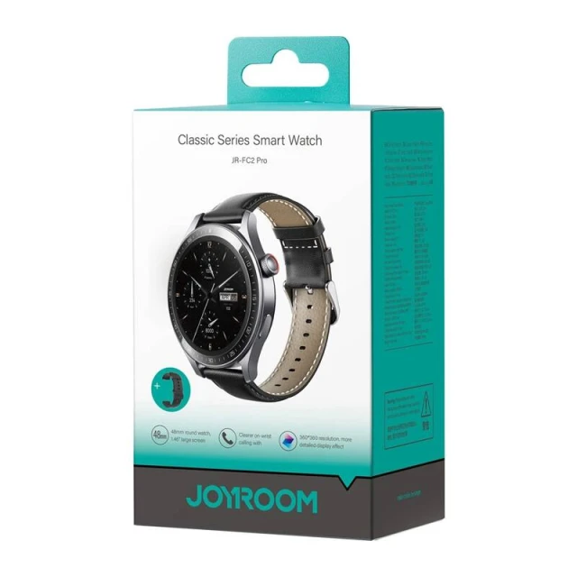Смарт-годинник Joyroom FC2 Pro Classic Series Dark Gray (JR-FC2 Pro Grey)
