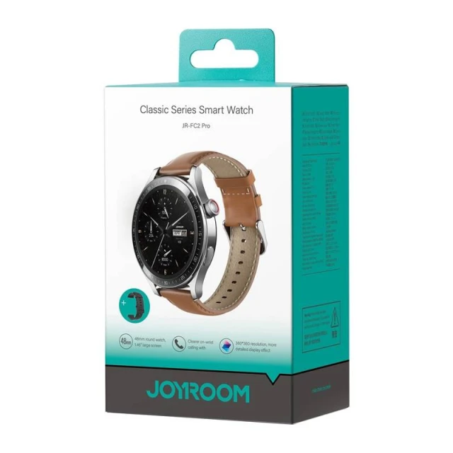 Смарт-годинник Joyroom FC2 Pro Classic Series Silver (JR-FC2 Pro Slvr)