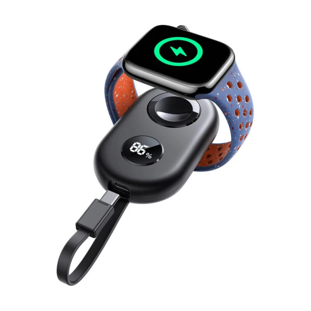Портативний зарядний пристрій Joyroom для Apple Watch USB-C Black (JR-W09)