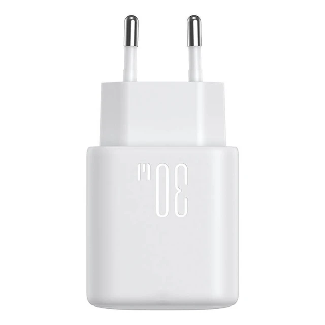 Сетевое зарядное устройство Joyroom PD/QC 30W USB-C with USB-C to USB-C Cable White (JR-TCF24)