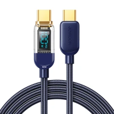 Кабель Joyroom Surpass Series Fast Charging USB-C to USB-C 1.2m 100W Blue (S-CC100A4)