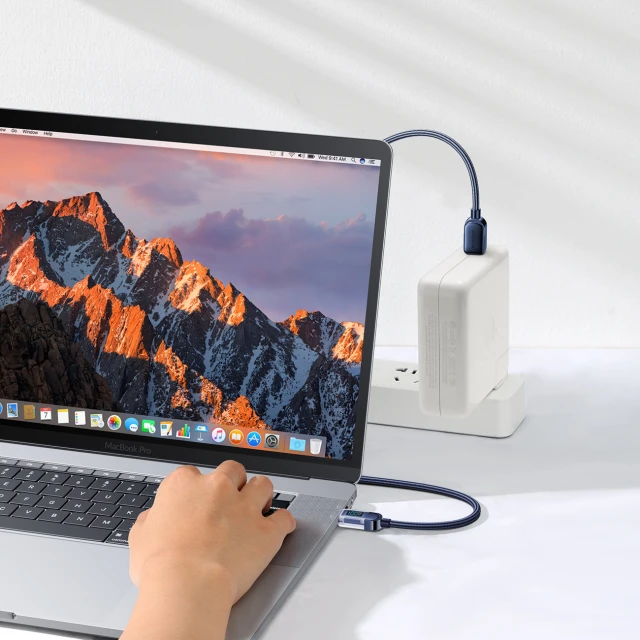 Кабель Joyroom Surpass Series Fast Charging USB-C to USB-C 1.2m 100W Blue (S-CC100A4)