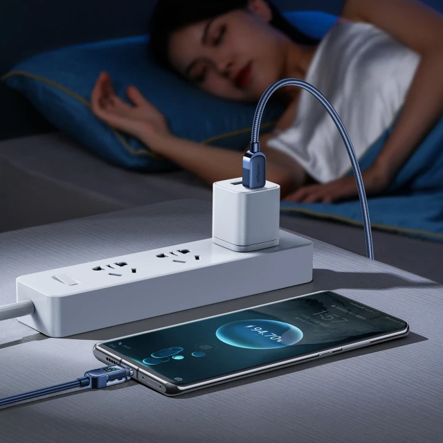 Кабель Joyroom Surpass Series Fast Charging USB-C to USB-C 1.2m 100W Blue (S-CC100A4)