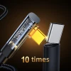Кабель Joyroom Angled Fast Charging USB-A to USB-C 1.2m Black (S-UC027A6)