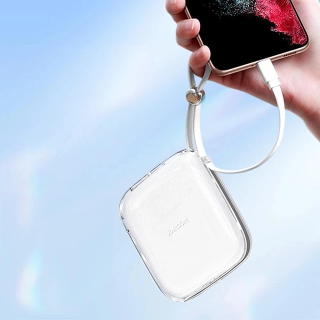 Портативний зарядний пристрій Joyroom 10000mAh 12W USB-A/Lightning with Built-in Lightning Cable White (JR-L005W)