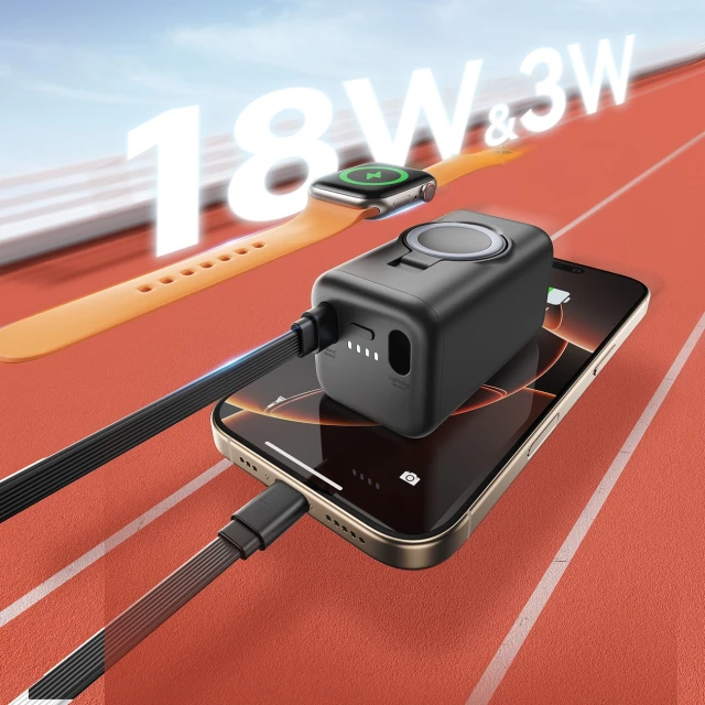 Powerbank Joyroom JR-W13 для смарт-годинника 5000mAh Black (JR-W13)