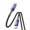 Кабель Joyroom Crystal Clear Series USB-C to Lightning 1.2 m Black (S-A42 C-L Bl)