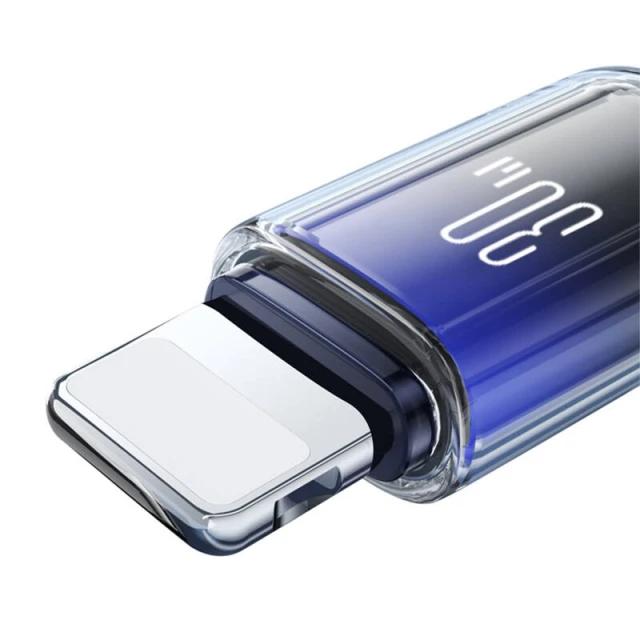 Кабель Joyroom Crystal Clear Series USB-C to Lightning 1.2 m Black (S-A42 C-L Bl)