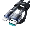 Кабель Joyroom Crystal Clear Series USB-A to Lightning 1.2 m Black (S-A42 A-L Bl)