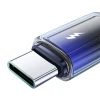 Кабель Joyroom Crystal Clear Series USB-A to USB-C 1.2 m Black (S-A42 A-C Bl)