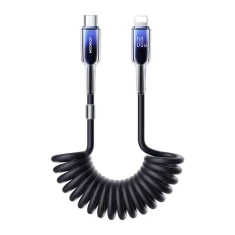 Кабель Joyroom Crystal Clear Series USB-C to Lightning 1.5 m Black (S-A43 C-L)