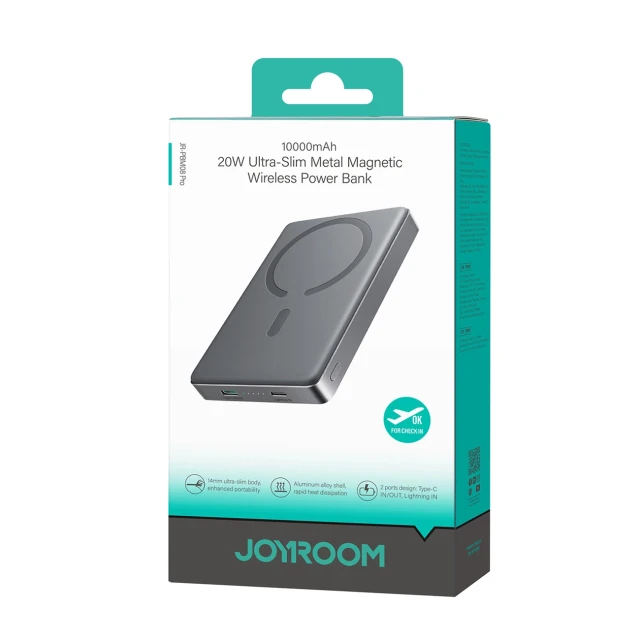 Powerbank Joyroom JR-PBM08 Pro 10000mAh Grey (6956116729707)
