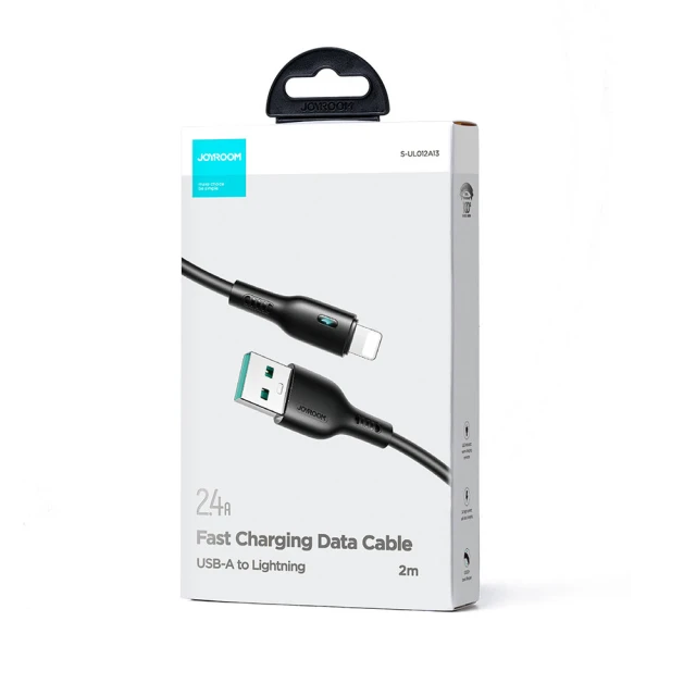 Кабель Joyroom USB-A to Lightning 2m Black (S-UL012A13B2)