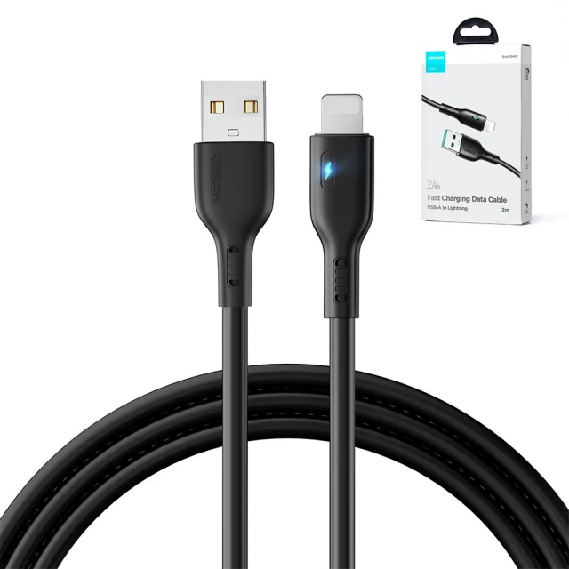 Кабель Joyroom USB-A to Lightning 2m Black (S-UL012A13B2)