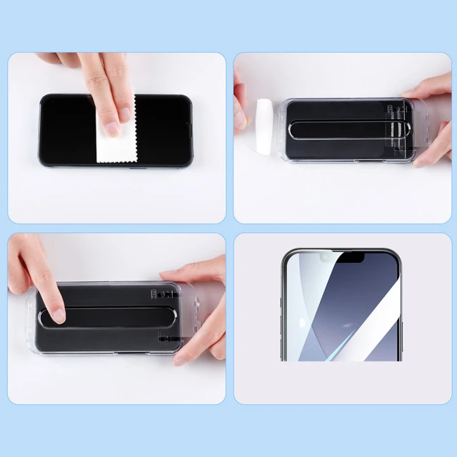 Защитное стекло Joyroom Easy Fit с монтажным комплектом для iPhone 14 Plus (JR-DH11)