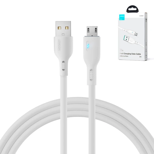 Кабель Joyroom USB-A to Micro-USB 2m White (S-UM018A13W2)