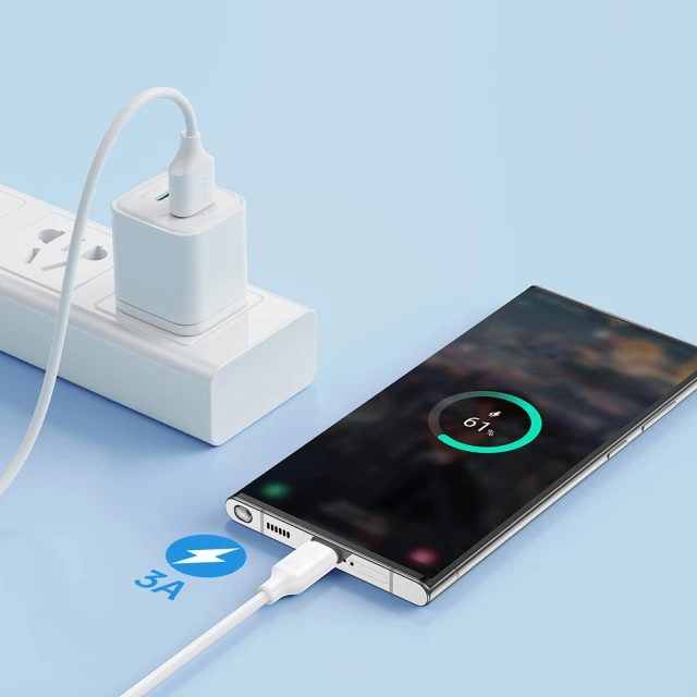 Кабель Joyroom USB-A to USB-C 3A 1m White (S-UC027A9-WH-1)