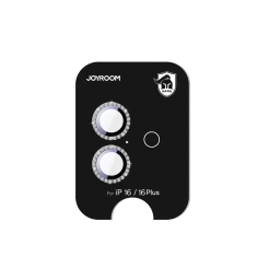Защитное стекло для камеры Joyroom JR-MSJ0271 для iPhone 16 / iPhone 16 Plus Black (6956116733322)