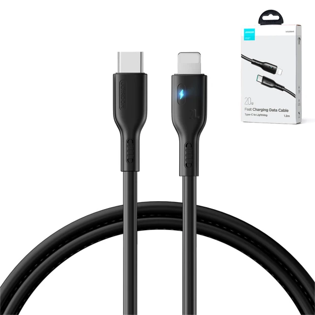 Кабель Joyroom USB-C to Lightning 2m 20W Black (S-CL020A13B2)
