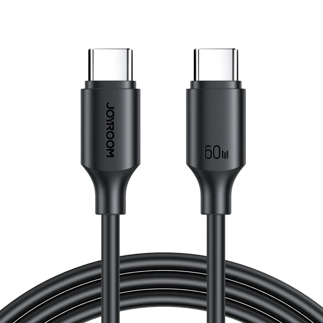 Кабель Joyroom USB-C to USB-C 60W 1m Black (S-CC060A9-BK)