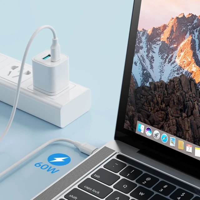 Кабель Joyroom USB-C to USB-C 60W 1m Black (S-CC060A9-BK)