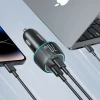 Автомобільний зарядний пристрій Joyroom Lumina LED Quick Charge 2xUSB-C 70W Black (JR-CCN02)