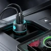 Автомобільний зарядний пристрій Joyroom Lumina LED Quick Charge 2xUSB-C 70W Black (JR-CCN02)