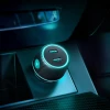 Автомобільний зарядний пристрій Joyroom Lumina LED Quick Charge 2xUSB-C 70W Black (JR-CCN02)