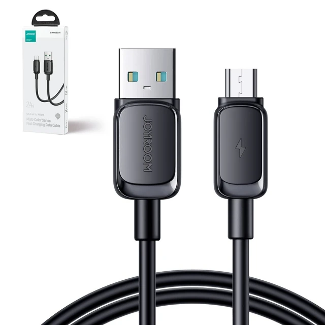 Кабель Joyroom Color Series USB-A to Micro-USB 2m Black (S-AM018A14B)