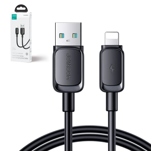 Кабель Joyroom Color Series USB-A to Lightning 1.2m Black (S-AL012A141B)