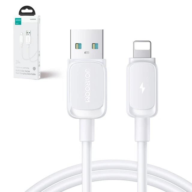 Кабель Joyroom Color Series USB-A to Lightning 1.2m White (S-AL012A141W)