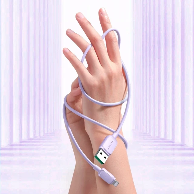 Кабель Joyroom Color Series USB-A to Lightning 1.2m Purple (S-AL012A141P)
