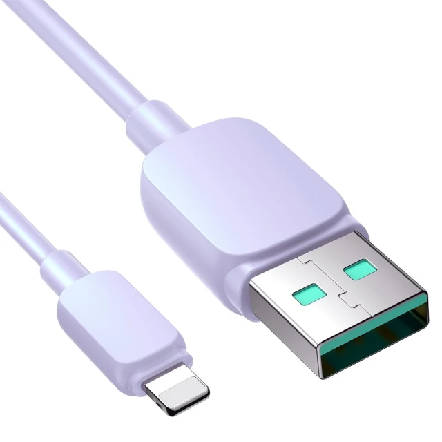 Кабель Joyroom Color Series USB-A to Lightning 1.2m Purple (S-AL012A141P)