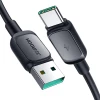 Кабель Joyroom Color Series USB-A to USB-C 1.2m Black (S-AC027A141B)