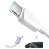 Кабель Joyroom Multi-Color Series A14 USB-A to USB-C 1.2 m White (S-AC027A141W)