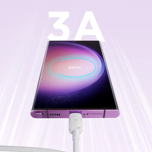 Кабель Joyroom Multi-Color Series A14 USB-A to USB-C 1.2 m White (S-AC027A141W)