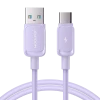 Кабель Joyroom Color Series USB-A to USB-C 1.2m Purple (S-AC027A141P)
