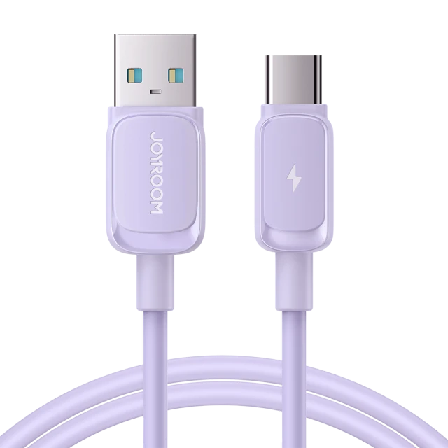 Кабель Joyroom Color Series USB-A to USB-C 1.2m Purple (S-AC027A141P)