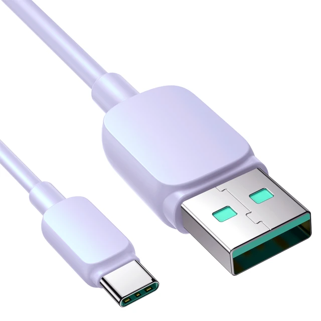 Кабель Joyroom Color Series USB-A to USB-C 1.2m Purple (S-AC027A141P)