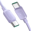 Кабель Joyroom Color Series USB-C to USB-C 1.2m 100W Purple (S-CC100A141P)
