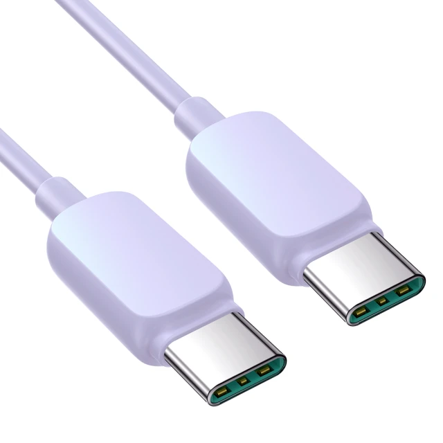 Кабель Joyroom Color Series USB-C to USB-C 1.2m 100W Purple (S-CC100A141P)