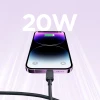 Кабель Joyroom Multi-Color Series A14 USB-C to Lightning 20W 1.2 m Black (S-CL020A111B)