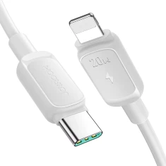 Кабель Joyroom Color Series USB-C to Lightning 1.2m 20W White (S-CL020A111W)