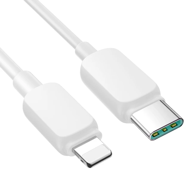 Кабель Joyroom Color Series USB-C to Lightning 1.2m 20W White (S-CL020A111W)