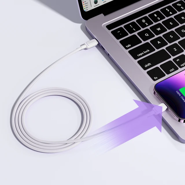 Кабель Joyroom Color Series USB-C to Lightning 1.2m 20W White (S-CL020A111W)