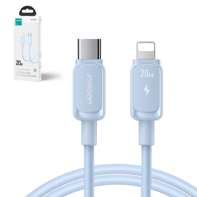 Кабель Joyroom Color Series USB-C to Lightning 1.2m 20W Blue (S-CL020A11BL)